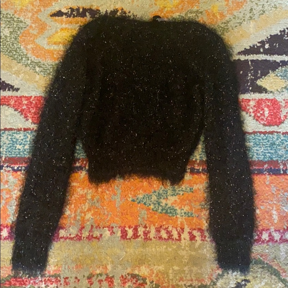 Cropped Black Sweater